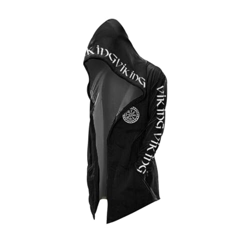 MYZTTZR Odin Raven,S, Wikinger Kapuzenpulli Mittellang Frühling Herbst Herren Cool Cosplay Kostüm Nordischer Mythos Umhänge für Söhne von Odin Geschenk MYZTTZR Odin Raven,S, Wikinger Kapuzenpulli Mittellang Frühling Herbst Herren Cool Cosplay Kostüm Nordischer Mythos Umhänge für Söhne von Odin Geschenk von MYZTTZR