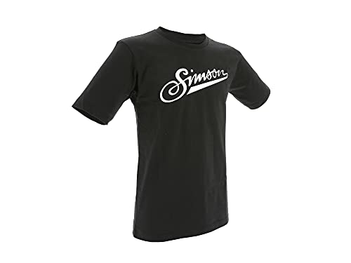 Simson T-Shirt, Shirt in Schwarz mit Simson Schriftzug aus 100% Baumwolle, Größe:M von MZA