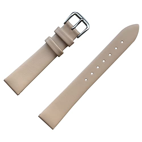 MZBUTIQ 10mm Khaki Uhrenarmband Leder Ersatz für Dünn Weich Damen von MZBUTIQ