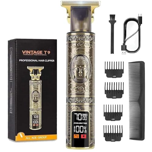 Upgraded Haarschneidemaschine für Männer, Haarschneidemaschine Rasierer mit LCD-Display, Professioneller Bartschneider Barber Clippers Schnurloser Detailer Trimmer, langlebige Akku-Schermaschine für Upgraded Haarschneidemaschine für Männer, Haarschneidemaschine Rasierer mit LCD-Display, Professioneller Bartschneider Barber Clippers Schnurloser Detailer Trimmer, langlebige Akku-Schermaschine für von MZGO