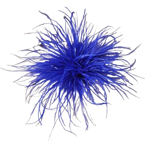 15CM Multicolor Feder Große Brosche for Frauen Vintage Trendy Handgemachte Revers Pins Hochzeit Partei Schmuck(Color 02) von MZPOZB