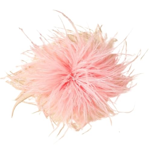 15CM Multicolor Feder Große Brosche for Frauen Vintage Trendy Handgemachte Revers Pins Hochzeit Partei Schmuck(Color 04) von MZPOZB