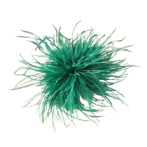 15CM Multicolor Feder Große Brosche for Frauen Vintage Trendy Handgemachte Revers Pins Hochzeit Partei Schmuck(Color 08) von MZPOZB