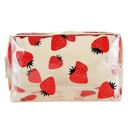1Pc Transparent Cosmetic Bag Waterproof Women Make Up Bag Travel Wash Makeup Organizer Case Zipper Pouch(Color-02) von MZPOZB