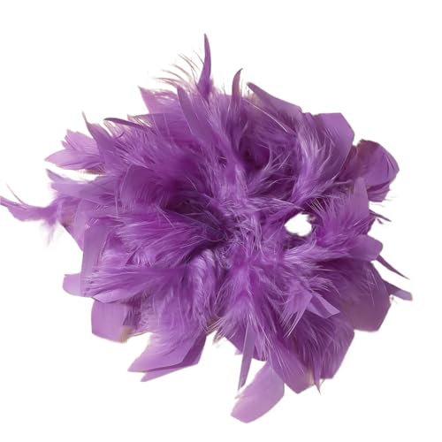 20CM Feder Blume Große Brosche for Frauen Dame Luxus Persönlichkeit Revers Pins Party Hochzeit Kleidung Schmuck(Color 05) von MZPOZB