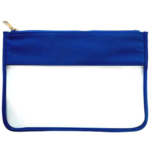 Clear PVC Pouch Waterproof Transparent Travelbag Cosmetics Brush Purse Plastic Zipper Toiletry Makeup Organizer(Color17,S) von MZPOZB