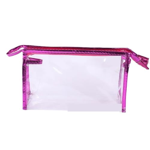 Clear Waterproof PVC Cosmetic Bag Organizer Women Makeup Wash Pouch Large Capacity Skincare Storage Bags(Rose) von MZPOZB