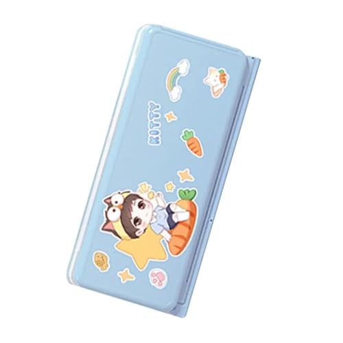 GroßE Kapazität Pencil Case 1 Set Bücherregal Verstellbarer Winkel Rutschfeste Schreibwarenbox Faltbares Multifunktions-Bücherregal Bleistiftbox Verstellbare Lesehalterung Federtaschen ( Color : Blue GroßE Kapazität Pencil Case 1 Set Bücherregal Verstellbarer Winkel Rutschfeste Schreibwarenbox Faltbares Multifunktions-Bücherregal Bleistiftbox Verstellbare Lesehalterung Federtaschen ( Color : Blue von MZPOZB