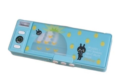 GroßE Kapazität Pencil Case Multifunktions-Federmäppchen mit kodiertem Schloss, magnetischer zweiseitiger Halter, Federmäppchen, Kinder, Junge, Mädchen, Geschenk, Schule, Schreibwaren Federtaschen ( C von MZPOZB