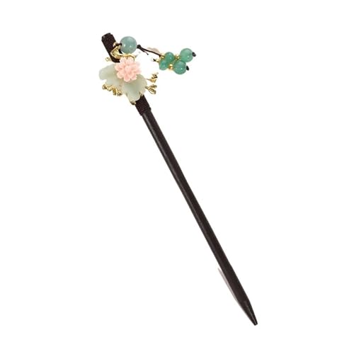 Haarnadel-Stick Holz Blumen Haarnadel for Frauen Haarstab for Mädchen Haarspange Haarschmuck Haarnadeln Damen Haar StäBchen (Color : 35) von MZPOZB