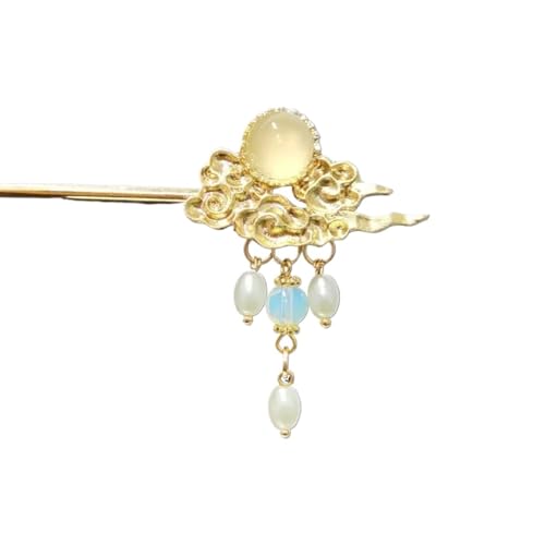 Haarnadel-Stick Kopfschmuck Frauen Blume Lange Quaste Haarnadel Schritt Schütteln Haar Stick Haar Ornament Hairstick Schmuck Damen Haar StäBchen (Color : 17) von MZPOZB