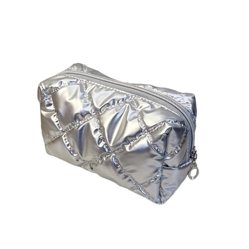 Hochwertige Reise-Make-up-Tasche for Damen, großes Fassungsvermögen, tragbar, hochwertiger Kosmetik-Organizer(Silver) von MZPOZB