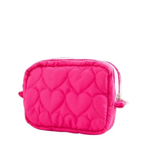 Kosmetiktasche for Damen, große Kapazität, Reise-Aufbewahrungstaschen, Clutch, Handtaschen, große Kulturtasche(Rose red) von MZPOZB
