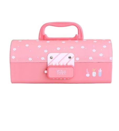 MZPOZB GroßE Kapazität Pencil Case Creative Pencil Box Multifunktional mit Code Lock Federmäppchen mit großer Kapazität for Jungen Mädchen Schule Schreibwaren Tragbares Büro Federtaschen (Color : J) von MZPOZB