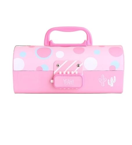 MZPOZB GroßE Kapazität Pencil Case Creative Pencil Box Multifunktional mit Code Lock Federmäppchen mit großer Kapazität for Jungen Mädchen Schule Schreibwaren Tragbares Büro Federtaschen (Color : F) von MZPOZB