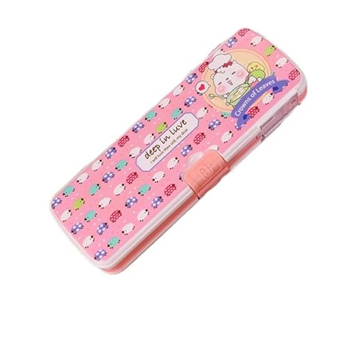 MZPOZB GroßE Kapazität Pencil Case Kreatives Multifunktions-Federmäppchen for Schule, Federmäppchen, Schule, Schreibwaren, Stifthalter, Rosa, Blau for Jungen und Mädchen Federtaschen (Color : B6) von MZPOZB