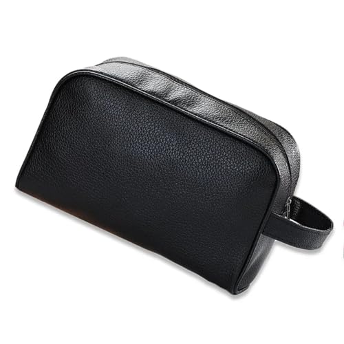 Make-Up-Aufbewahrungstasche Customized Letters Traveling Washing Bags Can Handle Multi -Function Large -Capacity Makeup Bag Storage Bag for Men Woman Kosmetiktasche(Black) von MZPOZB