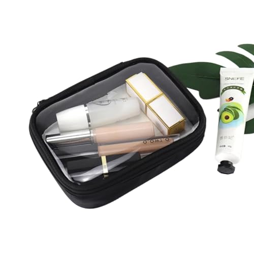 Make-Up-Aufbewahrungstasche Waterproof Transparent Cosmetic Bag Women Make Up Case Travel Zipper Clear Makeup Beauty Wash Organizer Bath Toiletry Bags Kit Kosmetiktasche(S) von MZPOZB