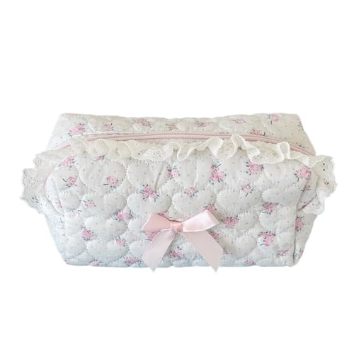 Rosa Blume Frauen Spitze Kleine Make-Up Tasche Reise Veranstalter Kosmetische Handtasche Beutel Bogen Platz Zipper Brieftasche Taschen Rosa Blume Frauen Spitze Kleine Make-Up Tasche Reise Veranstalter Kosmetische Handtasche Beutel Bogen Platz Zipper Brieftasche Taschen von MZPOZB