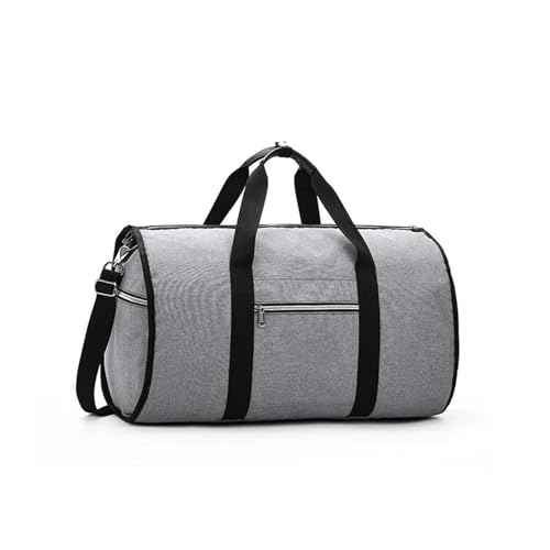 Weekender Bag Große Kapazität Reise Seesack Männer Anzug Lagerung Schulter Tasche Frauen wasserdichte Oxford Faltbare Große Reisetasche Männer Gepäck Tasche Duffel-Reisetasche (Color : Grey) von MZPOZB