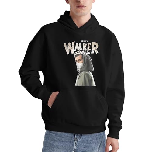 MZPQDKSLK Unisex Men Women Alan Druck Hoodie Kapuzenpullover Walker Langarm Pullover Sweatshirt mit Taschen Musik DJ Kleidung Merch für Fans von MZPQDKSLK