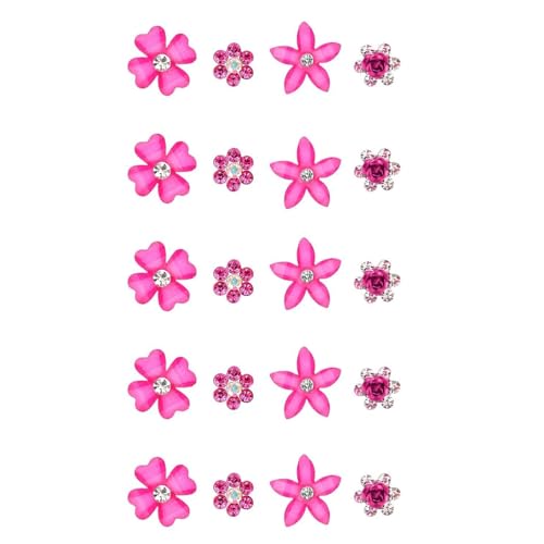 20 Stück kleine Strass-Haarnadeln mit Kunstperlen, Mehrzweck-Haarspange, Haarschmuck für Frauen und Mädchen von MZRAN