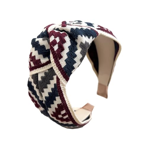 Bestickte florale Spitzen-Haarbänder, elastisch, breites Band, Haarschmuck für Damen, Haarschmuck von MZRAN