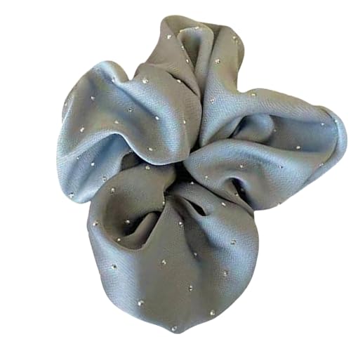 Glitzernder Pferdeschwanz-Halter, weich strukturierte Haargummis für stilvolle Frauen und Mädchen, elegantes Haar-Accessoire, Haarstyling-Werkzeuge von MZRAN