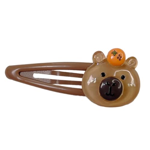 Haarspange für Mädchen, Capybaras, bezaubernder Kopfschmuck, Haarspangen, Capybara-Form, süße 2000er-Jahre-Mädchen-Haarnadeln von MZRAN