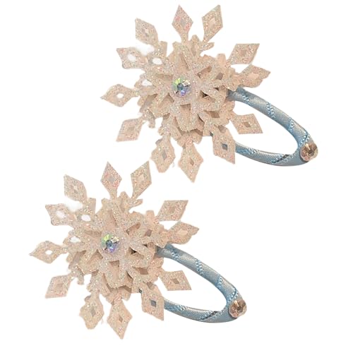 Haarspangen mit Weihnachtsmotiv und Schneeflocken für Erwachsene und Kinder, schöne Haarspange, Haarstyling-Zubehör, Urlaubsrequisiten von MZRAN