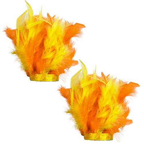 MZRAN 2 x Handgelenk-Armbänder, Fußkettchen, Haarschmuck, Handgelenkmanschetten von MZRAN