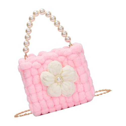 MZRAN Bohomian Stricktasche, ergonomisches Design, weiche Schultertaschen, lässige Umhängetasche, Geldbörse, stilvolle Accessoire, Puffblumen-Schulter, B, One Size MZRAN Bohomian Stricktasche, ergonomisches Design, weiche Schultertaschen, lässige Umhängetasche, Geldbörse, stilvolle Accessoire, Puffblumen-Schulter, B, One Size von MZRAN