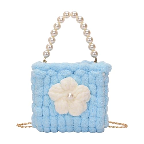 MZRAN Bohomian Stricktasche, ergonomisches Design, weiche Schultertaschen, lässige Umhängetasche, Geldbörse, stilvolle Accessoire, Puffblumen-Schulter, a, One Size MZRAN Bohomian Stricktasche, ergonomisches Design, weiche Schultertaschen, lässige Umhängetasche, Geldbörse, stilvolle Accessoire, Puffblumen-Schulter, a, One Size von MZRAN
