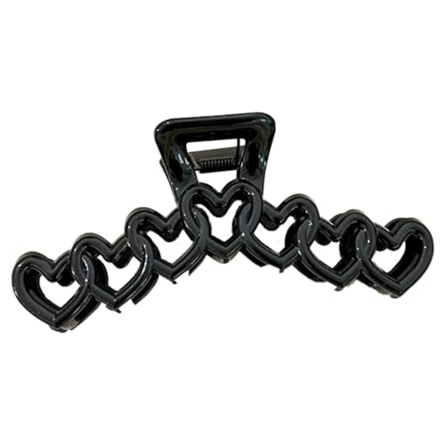 MZRAN Haarklammer in Herzform, für Damen, Pferdeschwanz, Zarter Kiefer, Make-up, Fotografieren, Kieferclip, rutschfest MZRAN Haarklammer in Herzform, für Damen, Pferdeschwanz, Zarter Kiefer, Make-up, Fotografieren, Kieferclip, rutschfest von MZRAN