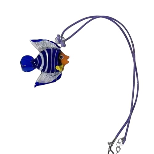 MZRAN Halskette mit Fisch-Anhänger, zarte Halskette, verstellbare Halskette, bequemer Halsschmuck, geeignet für verschiedene Anlässe MZRAN Halskette mit Fisch-Anhänger, zarte Halskette, verstellbare Halskette, bequemer Halsschmuck, geeignet für verschiedene Anlässe von MZRAN