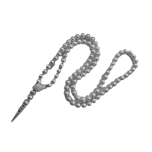 MZRAN Luxuriöse längenverstellbare Halskette, lange Pullover-Kette, Imitationsperlen und Perlen, Choker, trendiges Damen-Accessoire von MZRAN