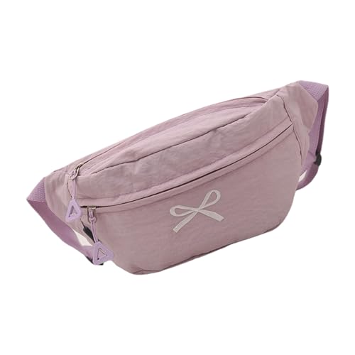 MZRAN Trendige Umhängetasche mit Schleifen, verstellbarer Riemen, geräumige Brusttaschen für Reisen, Alltag, leicht zugänglich, Crossbody-Brusttasche, B, One Size MZRAN Trendige Umhängetasche mit Schleifen, verstellbarer Riemen, geräumige Brusttaschen für Reisen, Alltag, leicht zugänglich, Crossbody-Brusttasche, B, One Size von MZRAN
