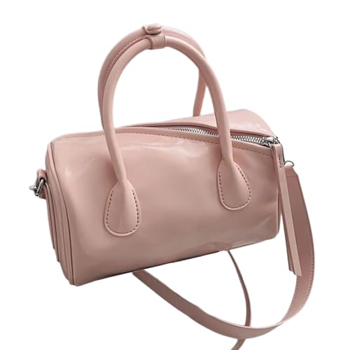 MZRAN Zylindrische Damen-Umhängetasche, trendige Umhängetasche, stilvolle Schultertasche, Tragegriff oben, modische Handtasche für den täglichen Gebrauch, Arbeit, modische Schulter für Damen MZRAN Zylindrische Damen-Umhängetasche, trendige Umhängetasche, stilvolle Schultertasche, Tragegriff oben, modische Handtasche für den täglichen Gebrauch, Arbeit, modische Schulter für Damen von MZRAN