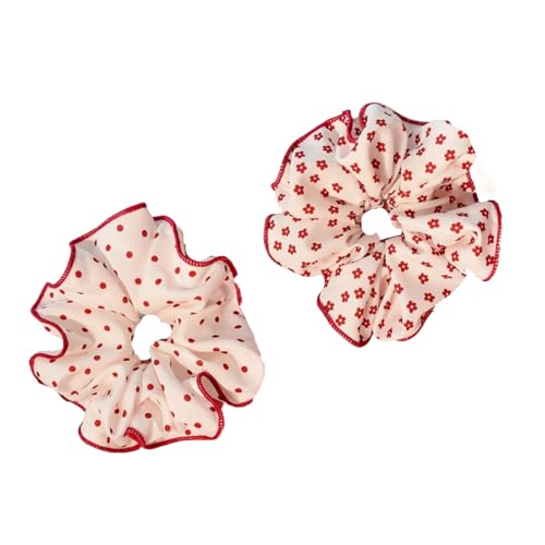 Rote Haargummis für Damen, elastische Haarringe, ästhetischer Haargummi, Pferdeschwanz, Haarhalter Rote Haargummis für Damen, elastische Haarringe, ästhetischer Haargummi, Pferdeschwanz, Haarhalter von MZRAN