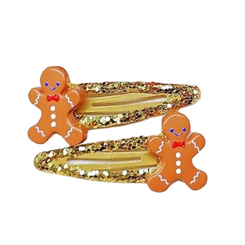 Schöne Haarspange mit Weihnachtsmotiv für Damen und Mädchen, rutschfeste Seiten-Haarnadel, ideal für Weihnachtsveranstaltungen und Festivals von MZRAN