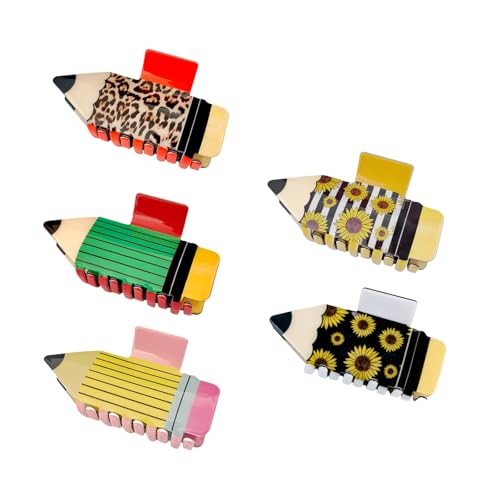 Stabile Acryl-Bleistift-Haarspange, starker Halt, stabile Designs, geeignet für Mode-Enthusiasten, stilvolle Outfits von MZRAN