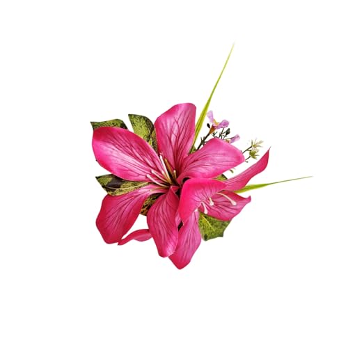 Stilvolle Blumen-Haarspange für Damen, natürliches Lilien-Design, sicherer Halt, mehrere Farboptionen, Veranstaltungszubehör Stilvolle Blumen-Haarspange für Damen, natürliches Lilien-Design, sicherer Halt, mehrere Farboptionen, Veranstaltungszubehör von MZRAN