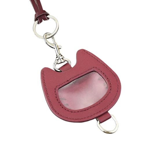 Stilvolle Halskette mit Herz-Katzenkopf, kombiniert Schlüsselhalter, Zubehör, Funktionalität, tragbar für die moderne Frau von MZRAN