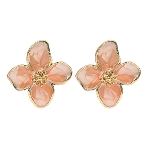 Vintage-Designs modische Hibiskus-Ohrstecker für Damen, koreanischer Stil, romantisches Mode-Accessoire mit lebendigen Farben Vintage-Designs modische Hibiskus-Ohrstecker für Damen, koreanischer Stil, romantisches Mode-Accessoire mit lebendigen Farben von MZRAN