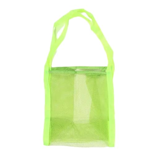 1/2/3Pcs Outdoor Protable Mesh Tasche Handtasche Spielzeug Lagerung Taschen Schwimmen Große Strand for Handtücher Kosmetik Make-Up Veranstalter(Green1,3Pcs) von MZYFDC