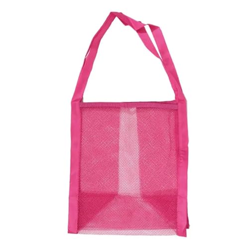 1/2/3Pcs Outdoor Protable Mesh Tasche Handtasche Spielzeug Lagerung Taschen Schwimmen Große Strand for Handtücher Kosmetik Make-Up Veranstalter(Red,3Pcs) von MZYFDC