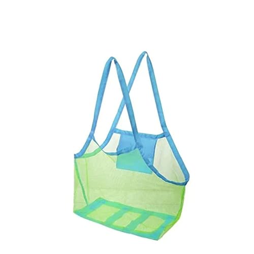2PCS Mesh Bag Strandspielzeug Große Sand-Away Tragbare Tragetasche mit praktischem Aufhängeloch Atmungsaktive faltbare Aufbewahrung für(Color2) von MZYFDC