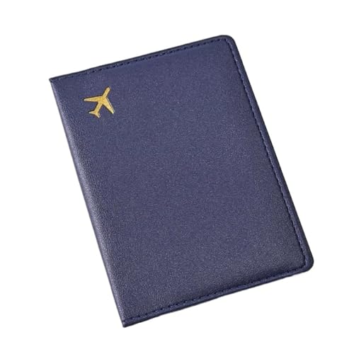 Flugzeug PU Print Reisepasshülle Frauen Männer Abdeckung Flugticket Clip Abdeckungen Reisebrieftasche Ausweis(Color 6) von MZYFDC