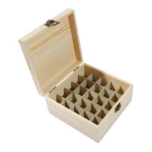 Holz Aufbewahrungsbox 12/25 Slots Carry Organizer Ätherisches Öl Flaschen Container Fall(25slots) von MZYFDC