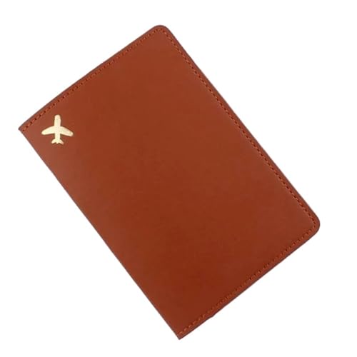 Liebhaber Paar Passport Abdeckung Heißprägen Einfache Flugzeug Frauen Männer Reise Hochzeit Halter(Color-04) von MZYFDC